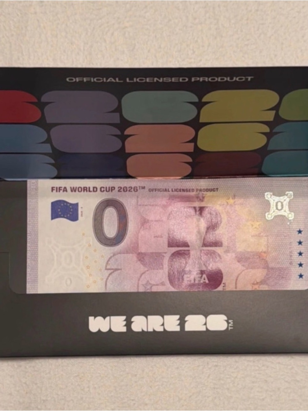 FIFA World Cup 2026 Collector Note – Pink Accent